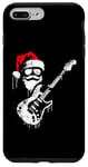 Coque pour iPhone 7 Plus/8 Plus Guitariste du Père Noël – Guitare vintage amateur de musique de Noël