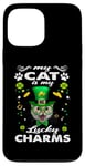 Coque pour iPhone 13 Pro Max My Cat Is My Lucky Charm Kitten St Patricks Day Cats Lovers