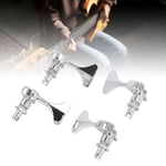 Bass Guitar Tuning Peg 2R 2L Easy To Install Bass Guitar Tuner For Practices