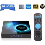 Android tv box tv android 10 T95 Smart TV BOX Wifi BT 4G 32Go H616 6K Netflix Google Store Boîte multimédia box Android