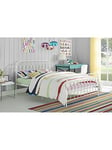 Novogratz Bright Pop Double Metal Bed Frame - White