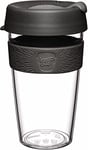 KeepCup Original, Lightweight Plastic Reusable Coffee Cup with Splashproof Sipper Lid - 16oz/454ml - Nitro