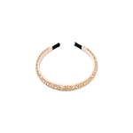 Complement Diadem Med Fasetterade Stenar 1,2 Cm Guld