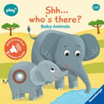 Ravensburger Play+ Infant &amp; Toddler  Shhh…Who&#039;s there? Baby Animals My First Seek and Find Sound Book  Search and find