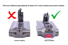 Batterie 25.2V 3600mAh pour DYSON SV15,SV22,V15 Detect Absolute Extra,V15 Detect Total Clean