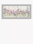 John Lewis Catherine Stephenson 'Meadow Of Wild Flowers' Embellished Framed Print, 63 x 129cm, Multi