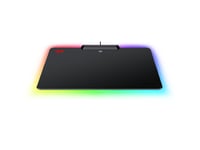 Redragon Epeius Rgb P009, Sort, Translucent, Abs Syntetisk, Gummi, Multi, Antiskliunderlag, Musematte Til Gaming