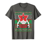 Stranger Things Xmas Demogorgon Lights Fan Memorabilia T-Shirt