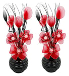 Decoration - Vase avec Fleurs Artifielles