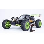 LOSA 4WD RC Petrol Buggy, 1/5 Gas Off Road Car Toy with 30.5CC Gasoline Engine for Adult, 2.4G Radio Controller Included,Green