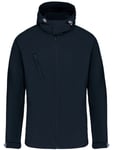 Veste Softshell À Capuche Amovible - Homme - K413 - Bleu Marine