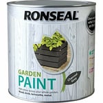 Ronseal RSLGPCG25L Garden Paint Charcoal, Grey, 2.5 Litre