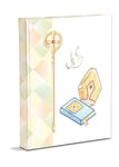 Confirmation Photo Album 23 x 30 cm 60 White Pages in Thick and Durable Cardboard Intervaled with Pergamin, Coloured