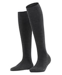 FALKE Softmerino W KH laine coton unies 1 paire, Chaussettes longues Femme, Gris (Anthracite Melange 3089), 39-40