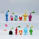 6/12-pack/set Spel Anime PIKMIN Figur Kapten Olimar PIKMIN Actionfigur PVC Samlarmodell Dockleksaker för Barn Födelsedagspresenter 12PCS PIKMIN