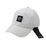 Stone Island Baseball Cap Unisex Herr Dam Justerbar Sommar Utomhus Sport Mössa (FMY) White