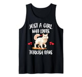 Just A Girl Who Loves Turkish Vans Cat Tank Top