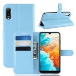 Huawei Y6 Pro 2019      Pu Wallet Case    [Lightblue]