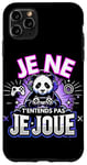 Coque pour iPhone 11 Pro Max Panda Drôle Jeux Video Geek Gaming Gamer Panda