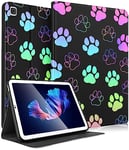 SurgeCraft for Samsung Galaxy Tab A7 Lite Case 8.7 Inch - Women Cute Girls Folio Cover Dog Print Kids Pretty Girly Teens Kwaii Design for Samsung A7 Lite Tablet Cases SM-T220 / T225 / T227