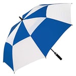 X-brella Parapluie de golf de qualité supérieure résistant au vent à ouverture automatique, bleu marine, Classique