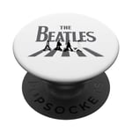 The Beatles - Abbey Road Greyscale Album Cover PopSockets Swappable PopGrip