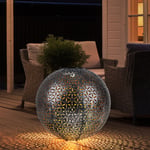 Boule Solaire Lampe D'Extérieur de Jardin Solardeko Terrasses LED Pointe D 27 CM