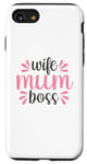 Coque pour iPhone SE (2020) / 7 / 8 Mums the Boss – Cadeau mignon pour la fête des mères