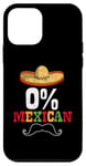 Coque pour iPhone 12 mini 0% Mexicain Cinco De Mayo Fiesta Sombrero - Mexicains