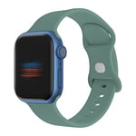 VIGTMO Bracelet Compatible avec Apple Watch 42mm 44mm 45mm, Bracelet de Remplacement Sport Compatible avec iWatch Series 7 6 5 4 3 2 1 SE(Vert)