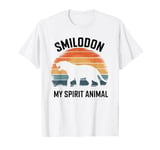 Retro Smilodon Is My Spirit Animal Saber Tooth Tiger Lovers T-Shirt