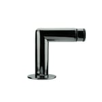 Équerre fixation droite pour barre à rideau GoodHome 28 mm Kimlos noir