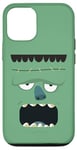 Coque pour iPhone 14 Costume d'Halloween simple et facile avec visage de monstre Frankenstein