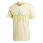 Adidas Men SHATTERED LOGO T-shirt - Easy Yellow, 2X-Large