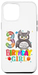 iPhone 14 Pro Max 3th Birthday Girl OWL 3 Years Old Girls OWL Case