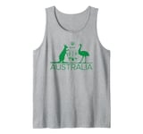 AUSTRALIA COAT OF ARMS KANGAROO AND EMU AUSTRALIAN SYMBOL Tank Top