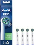 Oral-B Pro Cross Action Toothbrush Heads White Pack of 4