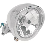 Framlampa drag specialties - Diamond style bottom mount 14,5 cm 5 3 4 klar krom strålkastarsats