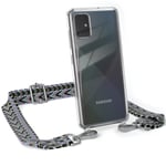 Phone Strap For Samsung Galaxy A51 Boho Cord Cover With Band Wide Purple / Green