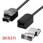 Câble D&#39;Extension Pour Manette De Jeu Wii, 2m/6.5ft, Câble D&#39;Extension Pour Manette Nintendo Classic Mini Nes