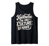 Mens Kombucha Tea Probiotic Cultures Funny Kombucha Tank Top