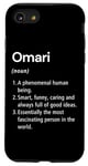 iPhone SE (2020) / 7 / 8 Omari Name Definition Funny Dictionary Case