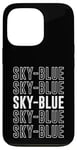 Coque pour iPhone 13 Pro Bleu ciel