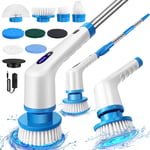 Electric Cleaner Cordless Power Brush Spin Scrubber for Tub Tile Floor Window UK