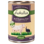 Lukullus Naturkost Adult Grain Free 6 x 400 g - Nötkött & pärlhöns