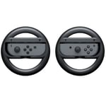 Volant x2 pour Manette Joy-Con NINTENDO Switch Mario Kart Ergonomique Lot de 2 (NOIR)