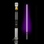 JLKJBH Luminous Sound Effect Lightsaber Rgb Toy Sword Props Gift Laser Sword, Metal Handle Lighting Toy