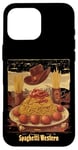 iPhone 16 Pro Max Western Spaghetti Meatballs Cowboy Fun Pasta Adventure Art Case