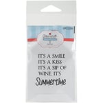 Gourmet Rubber Stamps Cling Stamps 2.75 x 4.75-inch It's A Smile, It's A Kiss, Acrylic, Multicoloured, 2.03 x 3.76 x 0.25 cm