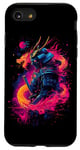 iPhone SE (2020) / 7 / 8 Robot Samurai Warrior Japanese Samurai Ninja Case